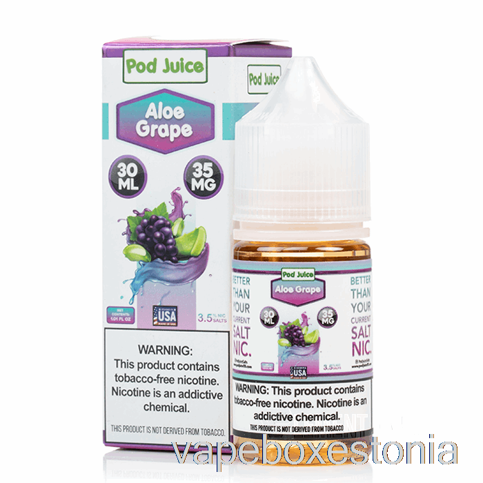 Vape Box Estonia Aloe Grape - Kauna Mahl - 30ml 10mg